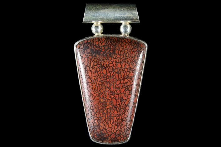 Polished Fossil Dinosaur Bone (Gembone) Pendant #115066